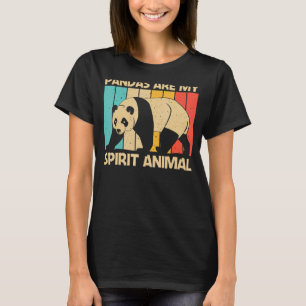Panda für Männer Frauen Panda Bären Tier T-Shirt