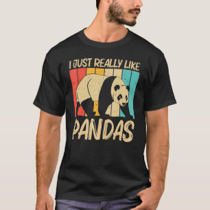 Panda für Männer Frauen Panda Bärentier 1 T-Shirt