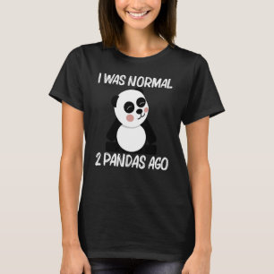 Panda Für Männer Frauen Schwarz Weiß Bärenjunges T-Shirt