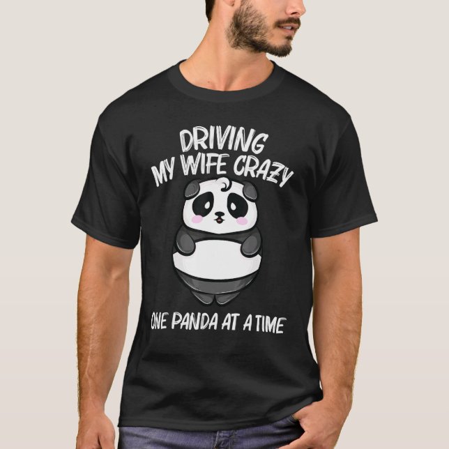 Panda für Männer Vater Niedlich Panda Bären Tier T-Shirt (Vorderseite)