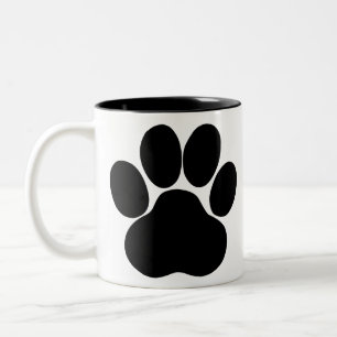 Panda-Füße-Design Zweifarbige Tasse