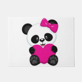 Panda Fußmatte