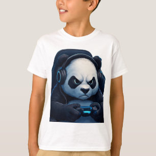 Panda Gamer Mode - Niedlich Gaming Art T-Shirt
