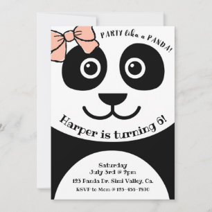 Panda, Geburtstag, Kinder Party, Panda Thema