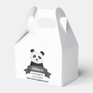 Panda-Geburtstags-Party   danken Ihnen Geschenkschachtel
