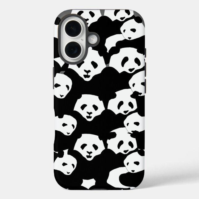 Panda gemustert Case-Mate iPhone hülle (Rückseite)