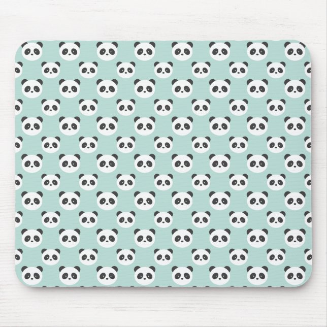Panda gemustert mousepad (Vorne)