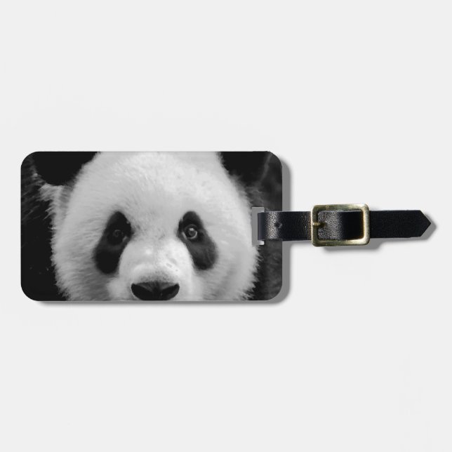 Panda Gepäckanhänger (Vorderseite horizontal)