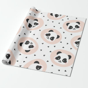 Panda Geschenkpapier