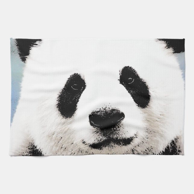 Panda Geschirrtuch (Horizontal)
