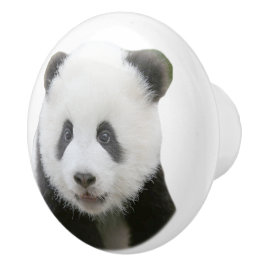 Panda-Gesicht Keramikknauf