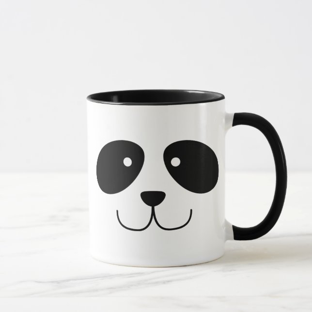 Panda-Gesichts-Tasse Tasse (Rechts)