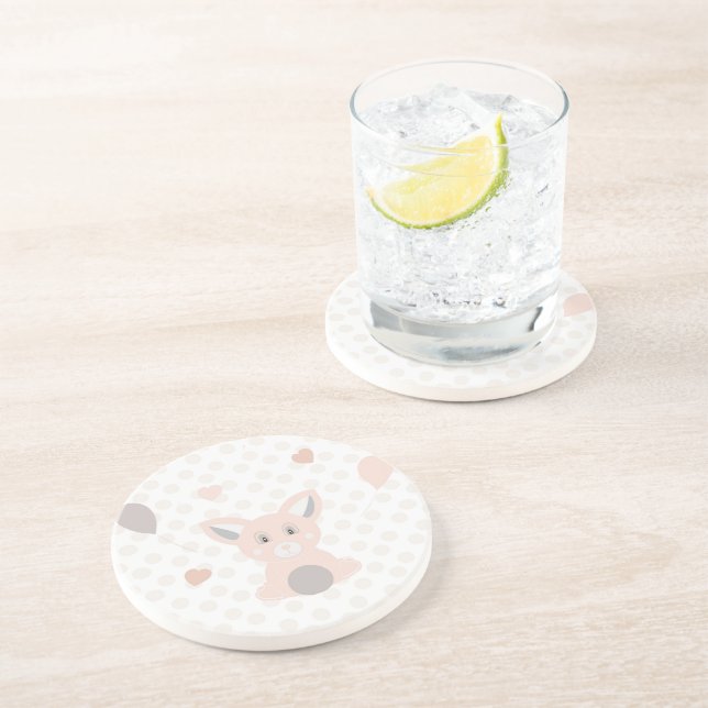 Panda Getränkeuntersetzer (Seite)