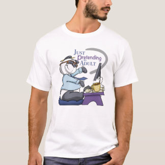 Panda gibt nur vor, Erwachsenen-T - Shirt zu sein