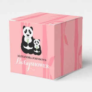 Panda Girl Baby Dusche Pink Geschenkschachtel