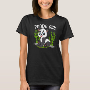 Panda Girl Niedlich Kids Pandas Animal T-Shirt