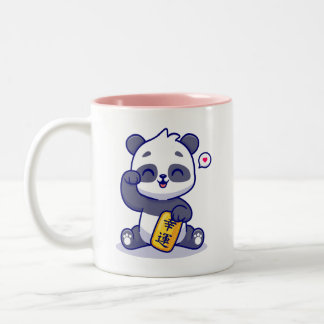 Panda-glückliche Tasse