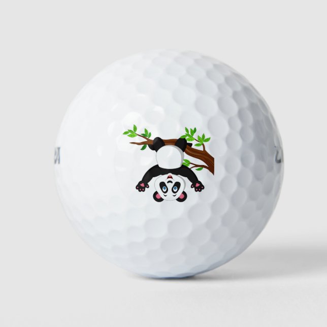 Panda Golf Bälle (Vorderseite)