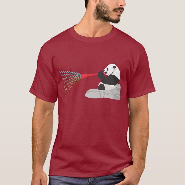 Panda-Grabung Vuvuzelas T-Shirt (Vorderseite)