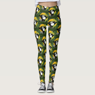 Panda - Green Leggings