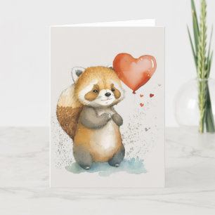 Panda Greeting Card Ankündigung