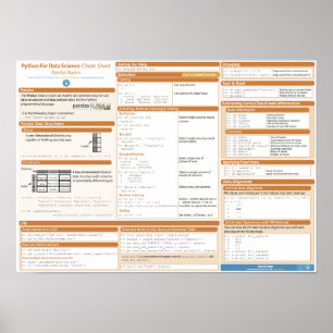 Panda-grundlegendes Spickzettel-Plakat Poster