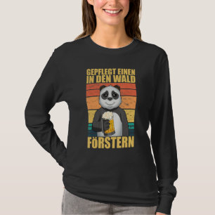 Panda Gut gepflegt Einen In Den Wald Forstern Sa T-Shirt