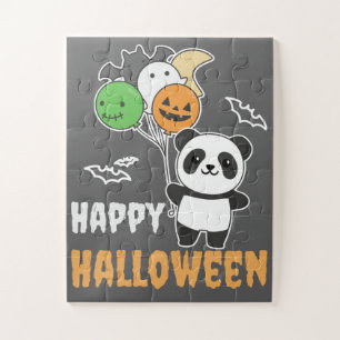 Panda Halloween Balloons für Kinder Niedlich Panda Puzzle
