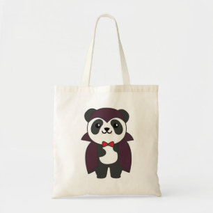Panda Halloween Niedlicher Teufel Kinder Vampirkos Tragetasche