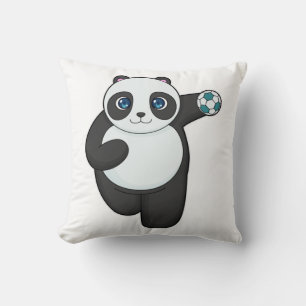 Panda Handball Spieler Handball Kissen