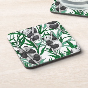 Panda-Hubs Getränkeuntersetzer