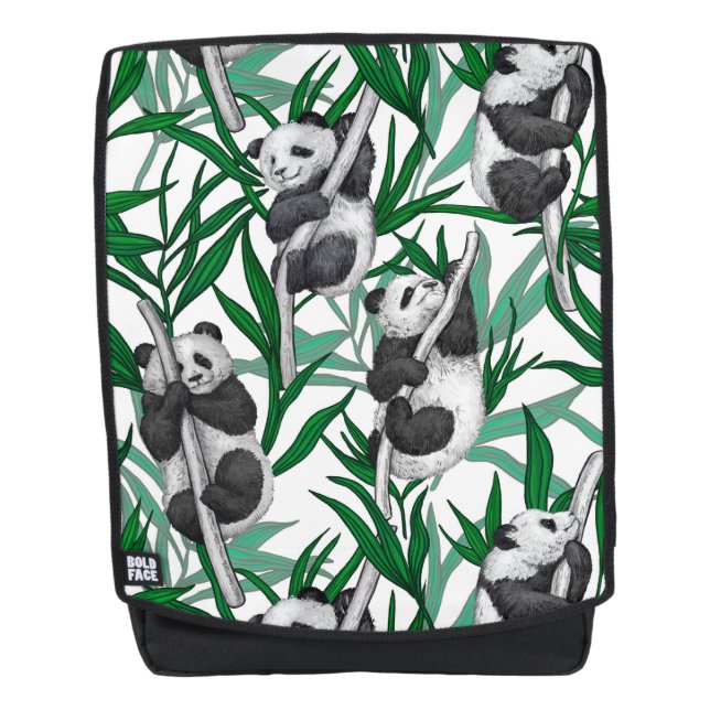 Panda-Hubs Rucksack (Vorderseite)