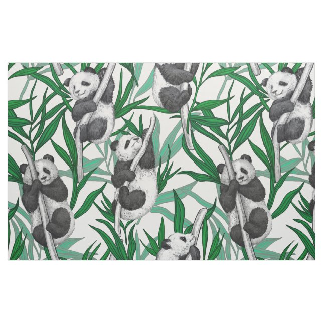 Panda-Hubs Stoff (Fat Quarter (45,7 x 55,9 cm))