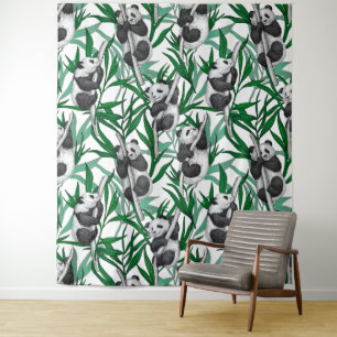 Panda-Hubs Wandteppich
