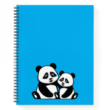 Panda Hugging-Notebook