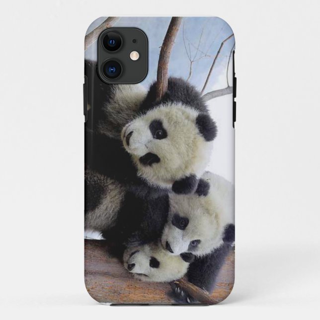 Panda-Hülse Case-Mate iPhone Hülle (Rückseite)