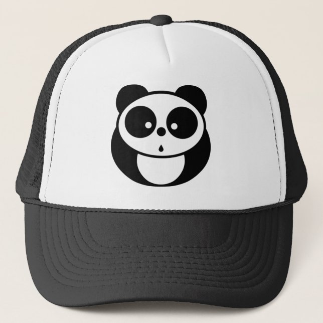 Panda-Hut Truckerkappe (Vorderseite)