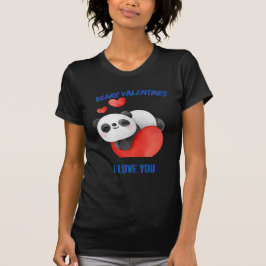 Panda I Liebe You Valentines-Girlfriend T-Shirt