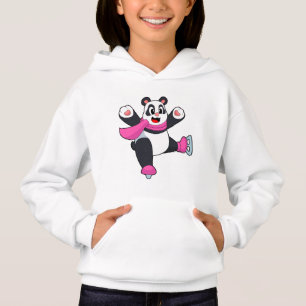 Panda Ice Skaten Ice Skate Hoodie