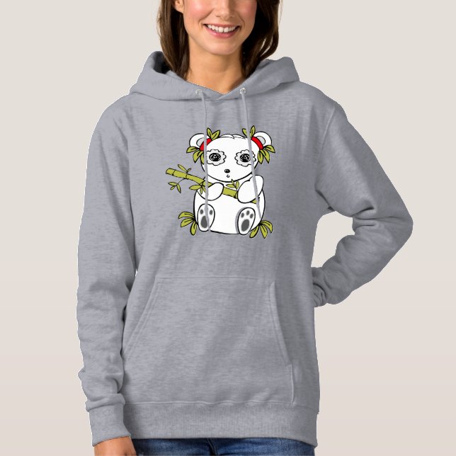 Panda Illustration Design Hoodie (Vorderseite)