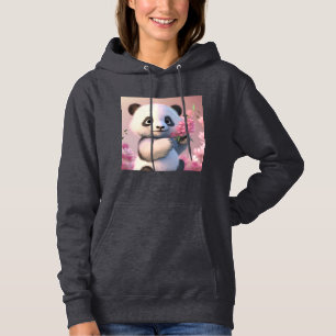 Panda Illustration Design Hoodie