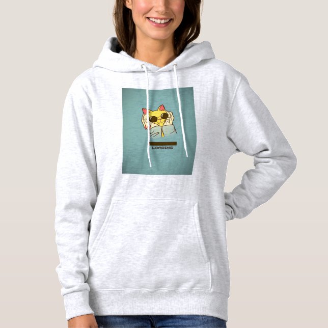 Panda Illustration Design Hoodie (Vorderseite)