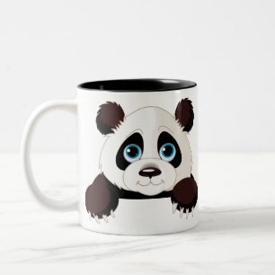 Panda-Illustrationsdesign Zweifarbige Tasse