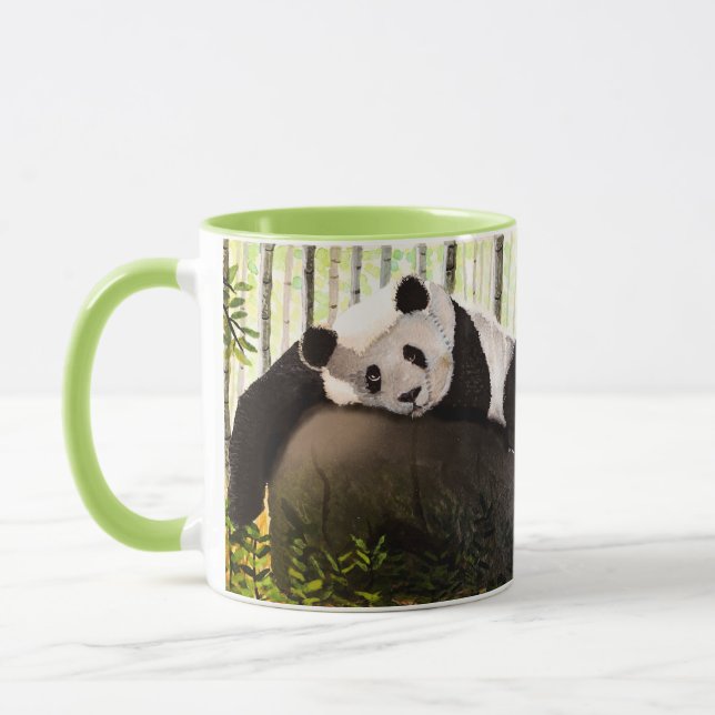 Panda im Bambuswald Tasse (Links)