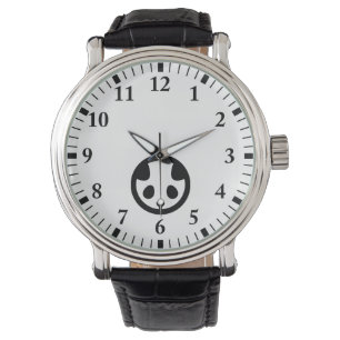 Panda im Kreis Armbanduhr