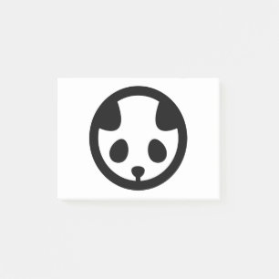 Panda im Kreis Post-it Klebezettel