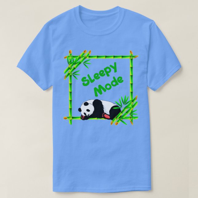 Panda im Ruhezustand T-Shirt (Design vorne)