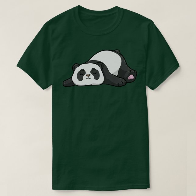 Panda im Schlaf 2 T-Shirt (Design vorne)