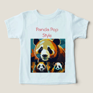 Panda im Stil von Pop Shirt Design