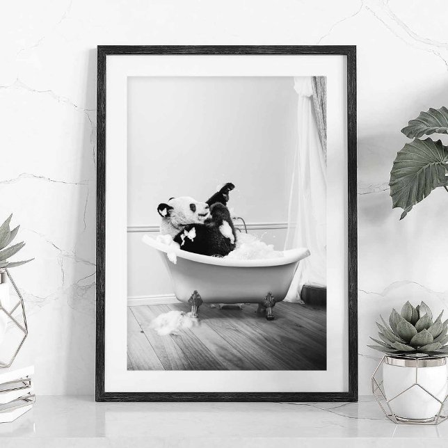 Panda in der Badewanne Poster (Von Creator hochgeladen)